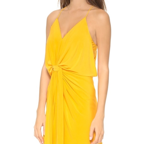 Tbags Misa Los Angeles Yellow Dress, Size Small - Picture 2 of 5